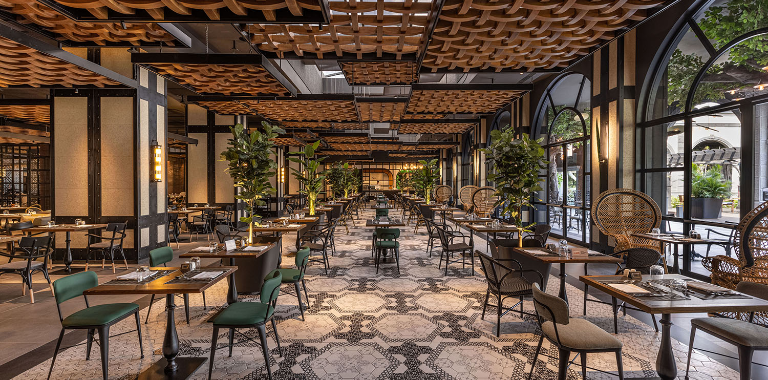  Emblematic image of the buffet dining room of the Lopesan Costa Meloneras Resort & Spa hotel in Gran Canaria 